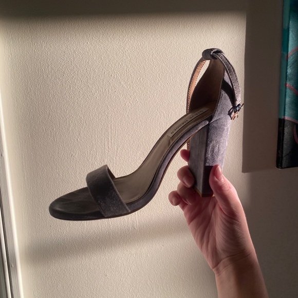 Blue Suede Steve Madden Heels - Picture 3 of 8